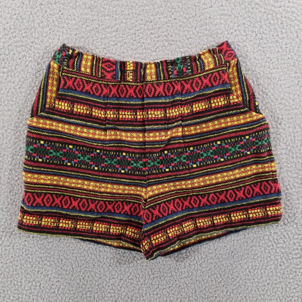 WAI WEAR Shorts Mens Small Aztec Ignacio Pull On Tribal Boho Hippie Festival